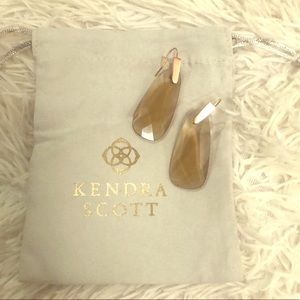 Kendra Scott Maize Earrings RG and Smoky Glass